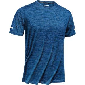 imageTACVASEN Mens Workout Shirts Short Sleeve Athletic Dry Fit Tshirts Shirts Running Gym Crewneck TShirts04 Medium Blue