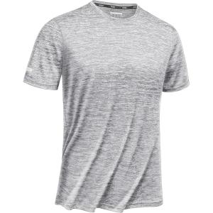 imageTACVASEN Mens Workout Shirts Short Sleeve Athletic Dry Fit Tshirts Shirts Running Gym Crewneck TShirtsLight Grey