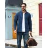 imageTACVASEN Mens Fleece Jackets Full Zip Lightweight Jacket Casual Soft Warm Coats with PocketsBlue