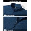 imageTACVASEN Mens Fleece Jackets Full Zip Lightweight Jacket Casual Soft Warm Coats with PocketsBlue
