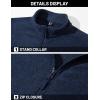 imageTACVASEN Mens Fleece Jackets Full Zip Lightweight Jacket Casual Soft Warm Coats with PocketsDark Blue