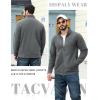 imageTACVASEN Mens Fleece Jackets Full Zip Lightweight Jacket Casual Soft Warm Coats with PocketsDark Gray