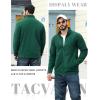 imageTACVASEN Mens Fleece Jackets Full Zip Lightweight Jacket Casual Soft Warm Coats with PocketsDark Green