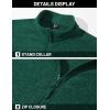 imageTACVASEN Mens Fleece Jackets Full Zip Lightweight Jacket Casual Soft Warm Coats with PocketsDark Green