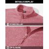 imageTACVASEN Mens Fleece Jackets Full Zip Lightweight Jacket Casual Soft Warm Coats with PocketsPink