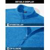 imageTACVASEN Mens Fleece Jackets Full Zip Lightweight Jacket Casual Soft Warm Coats with PocketsSea Blue
