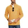 imageTACVASEN Mens Fleece Jackets Full Zip Lightweight Jacket Casual Soft Warm Coats with PocketsTyellow