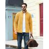 imageTACVASEN Mens Fleece Jackets Full Zip Lightweight Jacket Casual Soft Warm Coats with PocketsTyellow