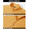 imageTACVASEN Mens Fleece Jackets Full Zip Lightweight Jacket Casual Soft Warm Coats with PocketsTyellow