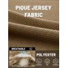 imageTACVASEN Mens Polo Shirt Short Sleeve Tactical Performance Collared Work Golf Shirts Dry Fit Pique Polos for Summer12brown