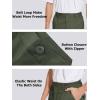 imageTACVASEN Mens Cargo Short 7 Pockets Comfortable Cotton Elastic Waist Causal Work ShortsArmy Green