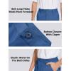 imageTACVASEN Mens Cargo Short 7 Pockets Comfortable Cotton Elastic Waist Causal Work ShortsBlue Grey