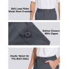 imageTACVASEN Mens Cargo Short 7 Pockets Comfortable Cotton Elastic Waist Causal Work ShortsDark Grey