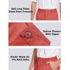 imageTACVASEN Mens Cargo Short 7 Pockets Comfortable Cotton Elastic Waist Causal Work ShortsRed