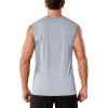 imageTACVASEN Mens Sleeveless Shirts Quick Dry Tank Tops for Men Sun Protection UPF 50 Athletic Gym Workout Muscle Shirts04 Light Gray