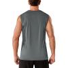 imageTACVASEN Mens Sleeveless Shirts Quick Dry Tank Tops for Men Sun Protection UPF 50 Athletic Gym Workout Muscle Shirts05 Dark Gray