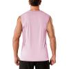 imageTACVASEN Mens Sleeveless Shirts Quick Dry Tank Tops for Men Sun Protection UPF 50 Athletic Gym Workout Muscle Shirts07 Pink