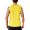 imageTACVASEN Mens Sleeveless Shirts Quick Dry Tank Tops for Men Sun Protection UPF 50 Athletic Gym Workout Muscle Shirts10 Yellow