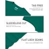 imageTACVASEN Mens Sleeveless Shirts Quick Dry Tank Tops for Men Sun Protection UPF 50 Athletic Gym Workout Muscle Shirts12 Emerald Green