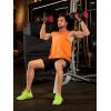 imageTACVASEN Mens Tank Top Cotton Moisture Wicking Muscle Shirt Summer Sleeveless Shirts Gym Workout Tank06orange