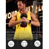 imageTACVASEN Mens Tank Top Cotton Moisture Wicking Muscle Shirt Summer Sleeveless Shirts Gym Workout Tank07yellow