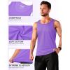 imageTACVASEN Mens Tank Top Cotton Moisture Wicking Muscle Shirt Summer Sleeveless Shirts Gym Workout Tank10light Purple