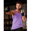 imageTACVASEN Mens Tank Top Cotton Moisture Wicking Muscle Shirt Summer Sleeveless Shirts Gym Workout Tank10light Purple