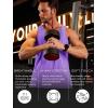 imageTACVASEN Mens Tank Top Cotton Moisture Wicking Muscle Shirt Summer Sleeveless Shirts Gym Workout Tank10light Purple