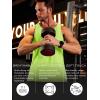 imageTACVASEN Mens Tank Top Cotton Moisture Wicking Muscle Shirt Summer Sleeveless Shirts Gym Workout Tank13neon Green