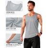 imageTACVASEN Mens Tank Top Cotton Moisture Wicking Muscle Shirt Summer Sleeveless Shirts Gym Workout Tank20light Hemp