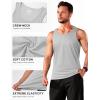 imageTACVASEN Mens Tank Top Cotton Moisture Wicking Muscle Shirt Summer Sleeveless Shirts Gym Workout Tank24beige Hemp