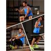 imageTACVASEN Mens Workout Tank Tops Sleeveless UPF 50 Summer Sun Shirts Quick Dry for Running Swim Gym BeachAzure