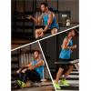 imageTACVASEN Mens Workout Tank Tops Sleeveless UPF 50 Summer Sun Shirts Quick Dry for Running Swim Gym BeachBlue Green