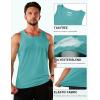 imageTACVASEN Mens Workout Tank Tops Sleeveless UPF 50 Summer Sun Shirts Quick Dry for Running Swim Gym BeachGrey Green
