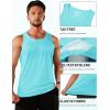 imageTACVASEN Mens Workout Tank Tops Sleeveless UPF 50 Summer Sun Shirts Quick Dry for Running Swim Gym BeachLake Blue
