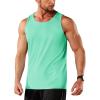 imageTACVASEN Mens Workout Tank Tops Sleeveless UPF 50 Summer Sun Shirts Quick Dry for Running Swim Gym BeachMint Green
