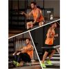 imageTACVASEN Mens Workout Tank Tops Sleeveless UPF 50 Summer Sun Shirts Quick Dry for Running Swim Gym BeachOrange