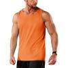 imageTACVASEN Mens Workout Tank Tops Sleeveless UPF 50 Summer Sun Shirts Quick Dry for Running Swim Gym BeachOrange