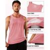 imageTACVASEN Mens Workout Tank Tops Sleeveless UPF 50 Summer Sun Shirts Quick Dry for Running Swim Gym BeachPink