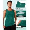 imageTACVASEN Mens Workout Tank Tops Sleeveless UPF 50 Summer Sun Shirts Quick Dry for Running Swim Gym BeachVivid Green