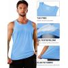 imageTACVASEN Mens Workout Tank Tops Sleeveless UPF 50 Summer Sun Shirts Quick Dry for Running Swim Gym BeachW Blue