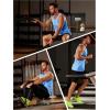imageTACVASEN Mens Workout Tank Tops Sleeveless UPF 50 Summer Sun Shirts Quick Dry for Running Swim Gym BeachW Blue