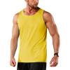 imageTACVASEN Mens Workout Tank Tops Sleeveless UPF 50 Summer Sun Shirts Quick Dry for Running Swim Gym BeachYellow