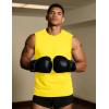 imageTACVASEN Tank Top for Men Moisture Wicking Cotton Sleeveless Shirts Muscle Gym Workout Causal Summer Tank Tops03 Yellow