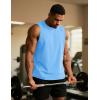 imageTACVASEN Tank Top for Men Moisture Wicking Cotton Sleeveless Shirts Muscle Gym Workout Causal Summer Tank Tops06 Falls Blue