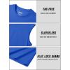 imageTACVASEN Tank Top for Men Moisture Wicking Cotton Sleeveless Shirts Muscle Gym Workout Causal Summer Tank Tops07 Color Blue