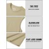 imageTACVASEN Tank Top for Men Moisture Wicking Cotton Sleeveless Shirts Muscle Gym Workout Causal Summer Tank Tops08 Khaki