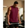 imageTACVASEN Tank Top for Men Moisture Wicking Cotton Sleeveless Shirts Muscle Gym Workout Causal Summer Tank Tops10 Burgundy