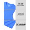 imageTACVASEN Tank Top for Men Moisture Wicking Cotton Sleeveless Shirts Muscle Gym Workout Causal Summer Tank Tops11 Azure