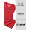 imageTACVASEN Tank Top for Men Moisture Wicking Cotton Sleeveless Shirts Muscle Gym Workout Causal Summer Tank Tops12 Tomato Red